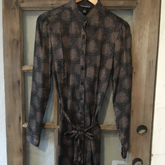 Club Monaco Vintage 100% Silk Cocktail Dress - Picture 1 of 3